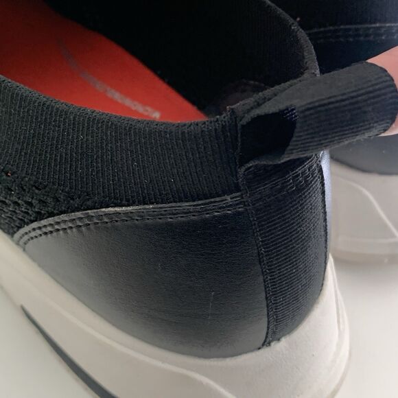 FitFlop Women’s Erin Mesh Slip On Sneakers Black and White Size 10 - Picture 15 of 16